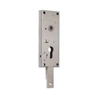 Nemef Garagedeurslot - Staal Verzinkte Slotkast - Stang Onder, Verend - 60 Mm