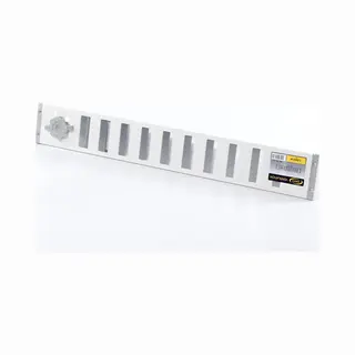 Gavo Schuifroostermet Vliegengaas Aluminium Wit 65 X 9.5cm (Prijs Per Stuk)