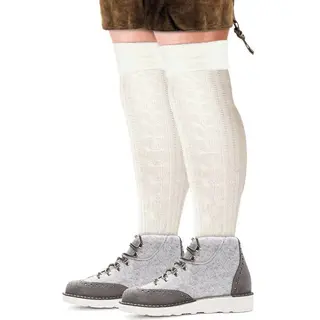 PartyXplosion Tiroler Sokken Wit - Oktoberfest Kleding - Maat 36/41
