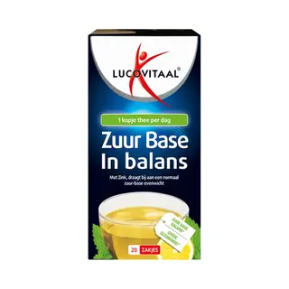 Gratis, Lucovitaal Thee Zuur Base 20 Stuks