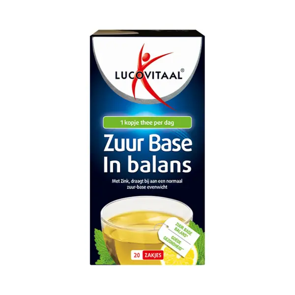 Gratis, Lucovitaal Thee Zuur Base 20 Stuks thumbnail