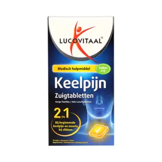 Weekdeal, | Lucovitaal Keelpijn Zuigtabletten - 10 Zuigtabletten
