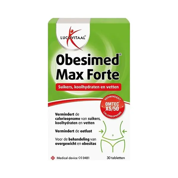 Lucovitaal Obesimed Max Forte - 30 Tabletten thumbnail