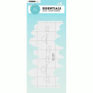 Studio Light Mask Stencil Sweet Stories - Mountains Scene Nr. 121