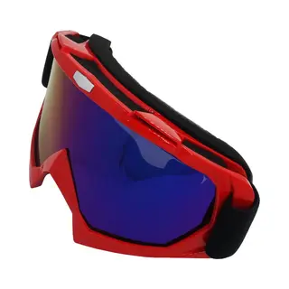 Pro Care Excellent Quality® Artic Tpu Ultra Licht Frame Skibril Dames Heren - Skibrillen - Pc Blauw Anti Fog Lens - Rood
