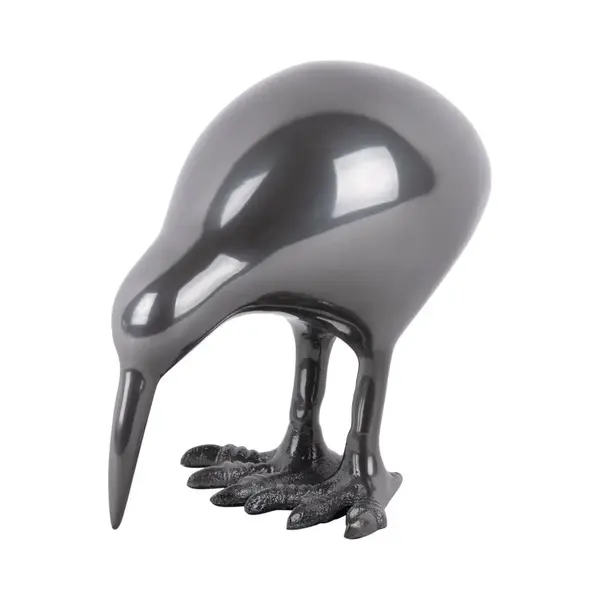 Present Time Kiwi Bird Metal Gun Metal Standbeeld thumbnail