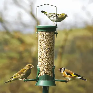 Voedersilo Challenger Kunststof 23 Cm Groen | Vogelvoer | Cj Wildlife