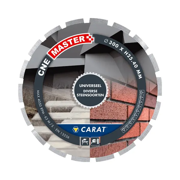 Carat, Zaagbladen, CNEM350500 Diamanttrennscheibe Universal Cne Master 350x30, 0MM thumbnail