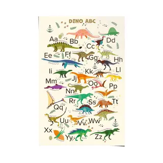 Poster Dino Abc - 91, 5 X 61 - Papier - Reinders