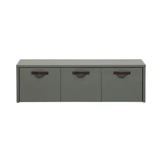 Vtwonen Stage Kistbank - Opbergbank Met 3 Bakken - Grenen - Soap - 36x120x50 Cm