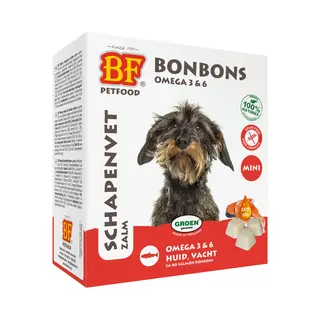 Bf Petfood Schapenvet Bonbons Mini Zalm 80 Stuks