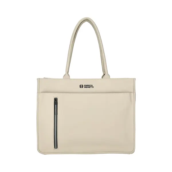 Enrico Benetti Laptoptas / Werktas - Dames - 17 Inch - Bergen - Taupe thumbnail
