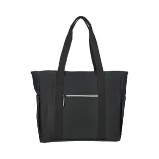 Enrico Benetti Bergen Shopper - Spatwaterdicht - Dames Laptoptas 17 Inch - 56008 - Zwart