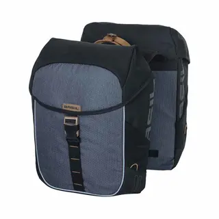 Basil Miles Achter Fietstas 34 l Polyester Grijs