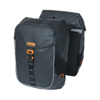 Basil Miles Tarpaulin Hinterradtasche 34 L Schwarz