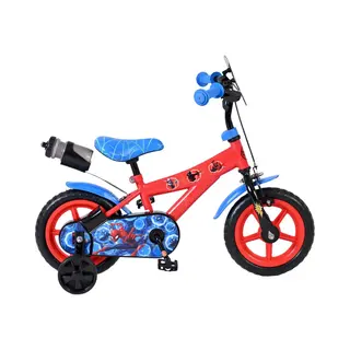 volare Spider-Man Kinderfiets - Jongens - Mag Wheels - 12 Inch - Rood