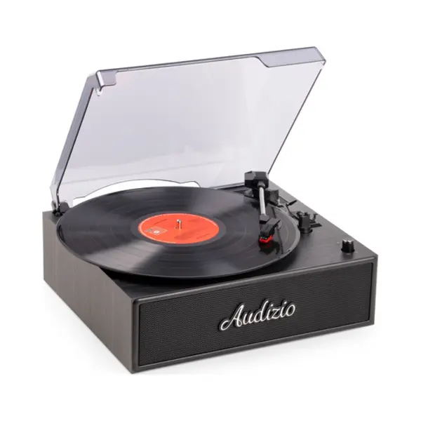 Audizio Reno-Bk Audio-Plattenspieler mit Riemenantrieb Schwarz Manuell thumbnail