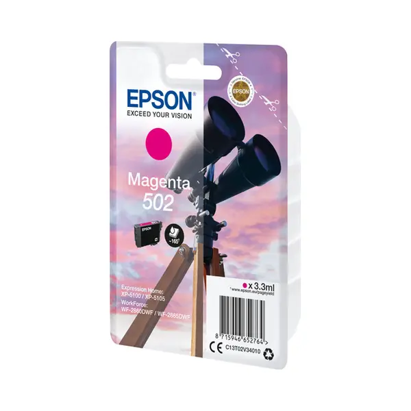 Epson Singlepack Magenta 502 Ink thumbnail