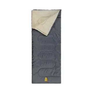 Abbey Camp Slaapzak - Dekenmodel - Grijs - 210 X 85 Cm - Extra Ruim