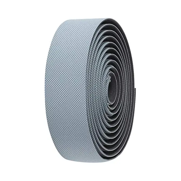 Bbb Cycling Bike Handlebar Tape Gravel And Road Bike Diamond Pattern For Strong Grip Includes Handlebar Plugs GravelRibbon Bht-16, Grey thumbnail