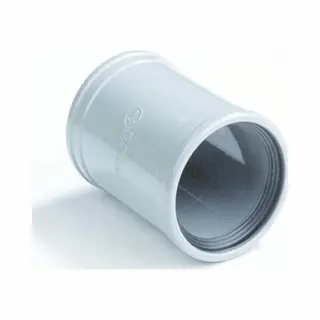 Dyka Steekmof Met Rubber Manchetverbinding Klasse 41 Pvc Grijs Keurmerk BRL52100/BRL52200 125mm