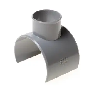 Dyka Zadelstuk Pvc Grijs 110 X 50mm