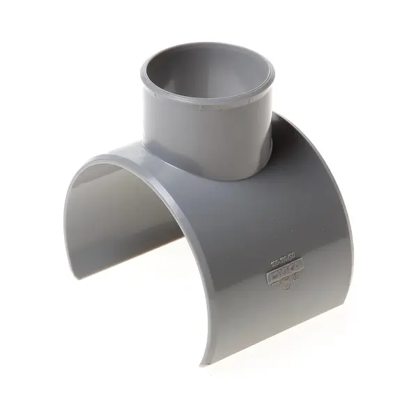 Dyka Zadelstuk Pvc Grijs 110 X 50mm thumbnail