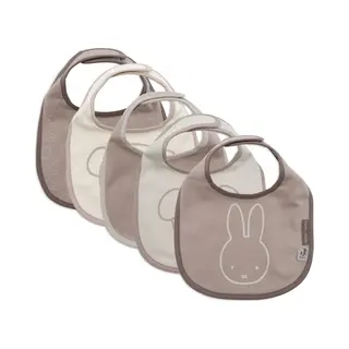 Jollein Lätzchen Jersey Wasserdicht Miffy And Friends, 5-Pack