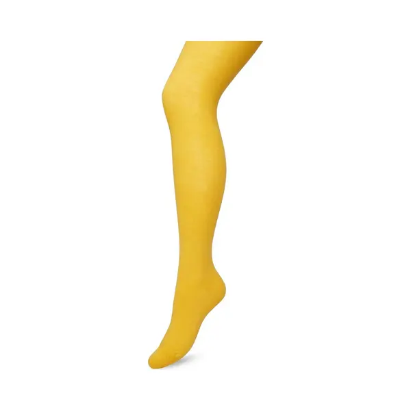 Bonnie Doon Biologisch Katoenen Maillot Dames Geel Maat 40/42 L - Uitstekende Pasvorm - Gladde Naden - Oeko-Tex Gecertificeerd - Bio Cotton Tights - thumbnail
