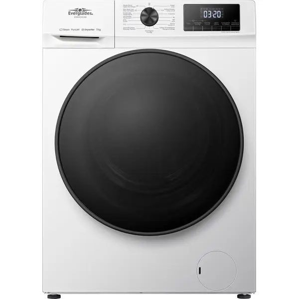 Everglades Evwm91401aw - Wasmachine - 9 Kg - 1400 Tpm - Stoomfunctie - Energieklasse A | Welhof; Dé Outlet Store Van De Benelux thumbnail