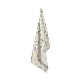 Clayre & Eef LEL42-1 Küchentuch Geschirrtuch Zitrone Citron Lemon Beige Grün Gelb 50 X 70 Cm