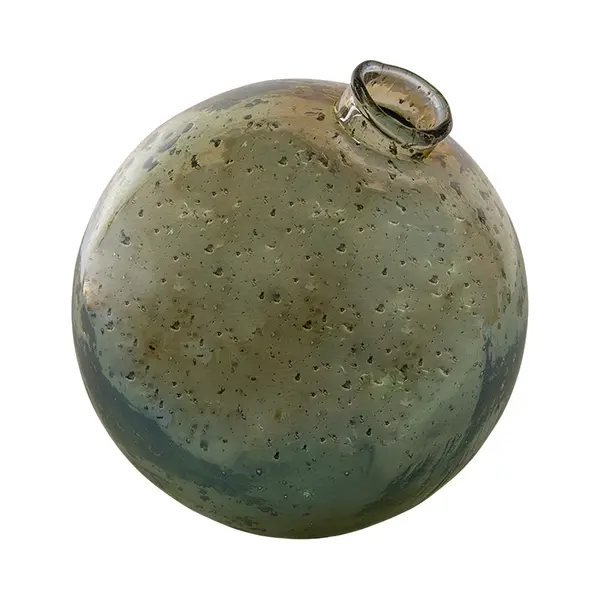 Clayre & Eef Vaas Ø 13x13 Cm Groen Glas thumbnail