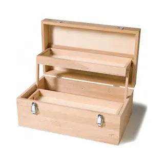 Museo Frejus Schilderskist Xxl - Houten Schilderskoffer & Tekenkoffer - 41x21x17cm