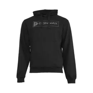 Donnay - Sweater Met Capuchon (Jess) - Sporttrui - Junior - Black (020) - Maat 152