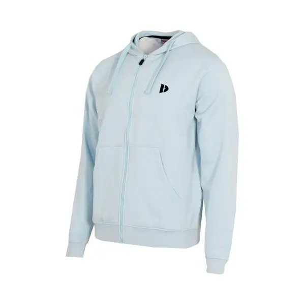 Donnay - Sweatvest Met Capuchon (Bruce) - Sportvest - Heren - Light Blue (025) - Maat S thumbnail