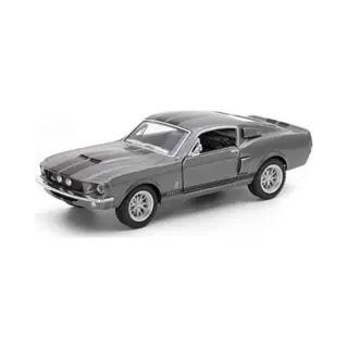 1967 Shelby Gt-500 (Grijs) (10 Cm) 1/36 Kinsmart {Modelauto - Schaalmodel - Miniatuurauto}