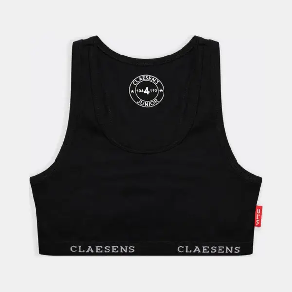 Claesen's® - Meisjes Croptop 1-Pack ZwartCL 7511-Black-10 thumbnail