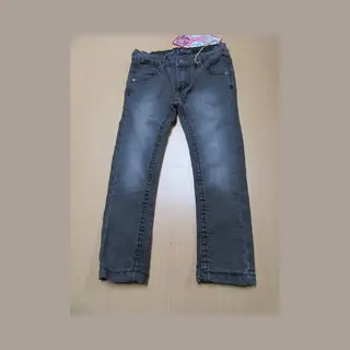 Dirkje - Lange Broek -Denim Zwart - Meisje - 3 Jaar 98