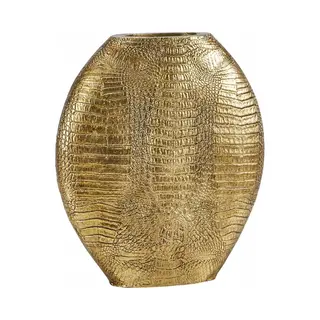 Light & Living - Vaas Skeld S Goud - Kunststof Antiek Brons - 32x30x8cm (hxbxd)