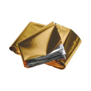 Heka Reddingsdeken - Nooddeken - Isolatiedeken - Ehbo Deken- Reddingsdeken Goud/Zilver 160x210cm