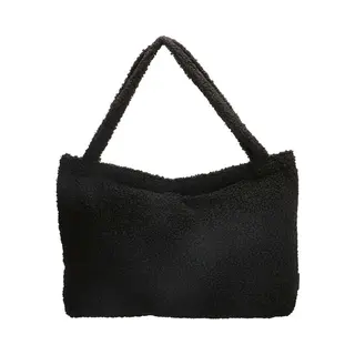 Beagles Navarra Shopper Schoudertas Mommy Tas Verzorgingstas Teddy Soft Trendy Tas - Tote Bag - Dames Tas - Zwart
