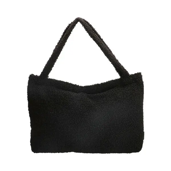 Beagles Navarra Shopper Schoudertas Mommy Tas Verzorgingstas Teddy Soft Trendy Tas - Tote Bag - Dames Tas - Zwart thumbnail