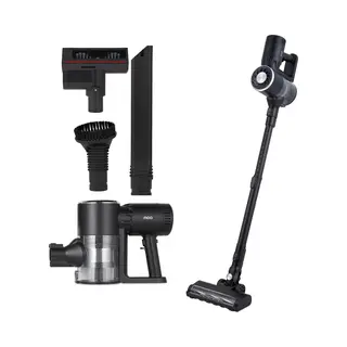 Moa Steelstofzuiger Draadloos - Zonder Zak - Op Accu - 2-in-1 - 180W - Vacuum Cleaner - Zwart - Draadloze Stofzuiger