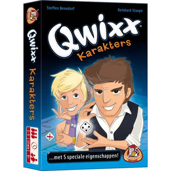 White Goblin Games Qwixx Karakters 15 min Bordspeluitbreiding thumbnail