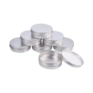 Berivita Blikjes 100ml Leeg 10 Stuks Met Schroefdeksel - Lege Blikjes Zilver