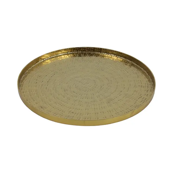 Countryfield Dienblad - Marbella - Metaal - Goud - Luxe - D24 X 1.5 Cm thumbnail