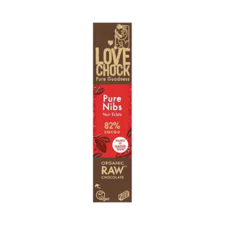 Lovechock chocolade Lovechock Pure Nibs 82% Cacao - 40g