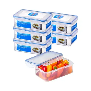 Lock&Lock Vershoudbakjes Set Met Deksel - Meal Prep Bakjes - Diepvriesbakjes - Diepvriesdozen - Bewaarbakjes - Bewaardozen Voedsel - Vershouddoos -