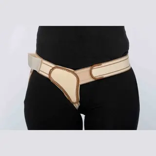 Orliman Enkelzijdige Liesbreukband - M - Rechts - Beige