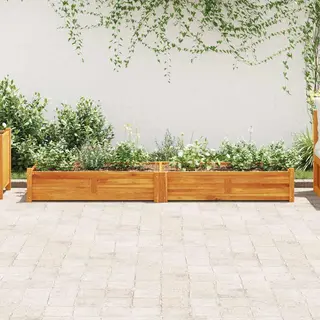 VidaXL Blumenkasten Aus Akazienholz 200 X 50 X 25 Cm